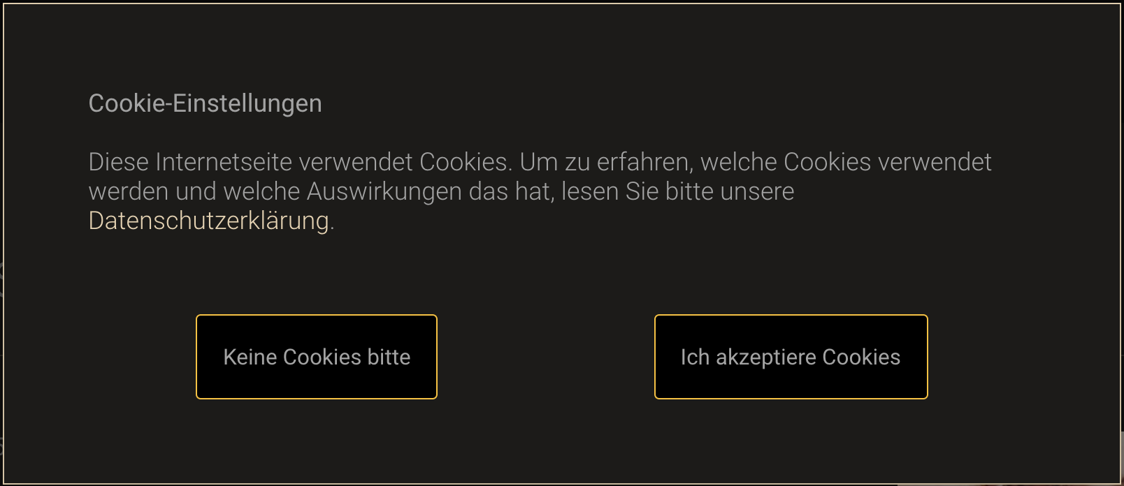 Cookies-Fenster